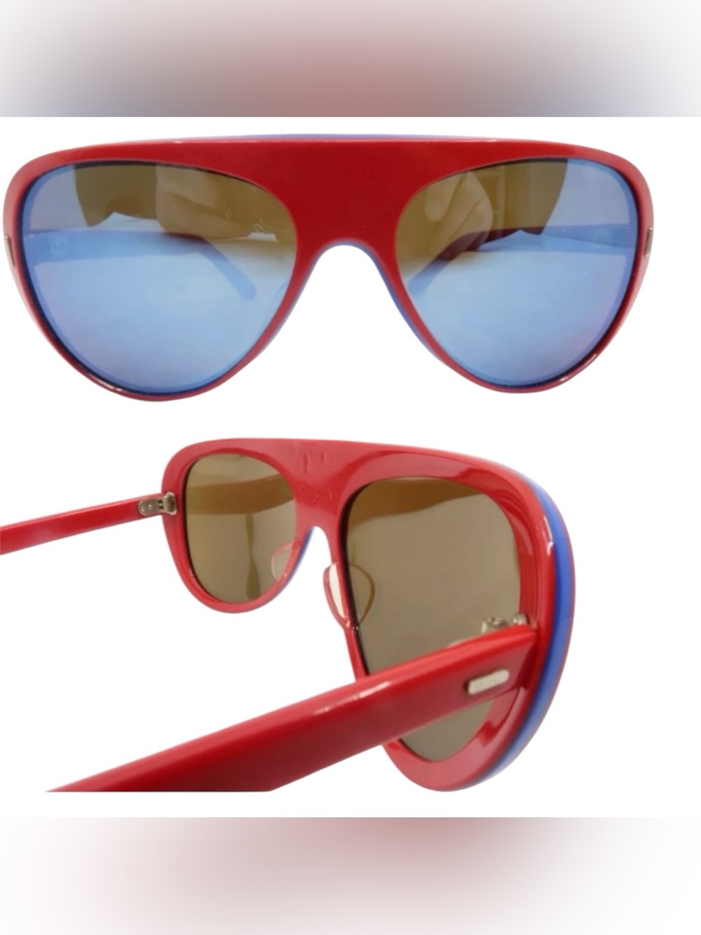 1970’s Vintage Unisex Mirrored Lens Sunglasses, Sports Sunglasses, Frame France